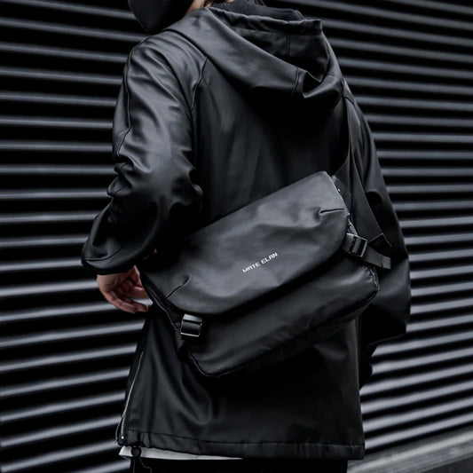 Sacoche Noire Bandoulière Homme Imperméable
