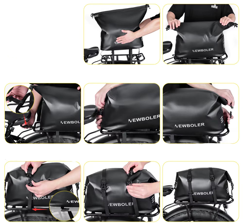 Sacoche batterie vélo 20L étanche ignifugée – grande capacité