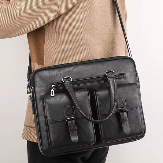 Sacoche Business Homme en Simili-Cuir