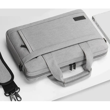 Sacoche Ordinateur 13–17" Homme – 2-en-1 Housse & Sac Bandoulière