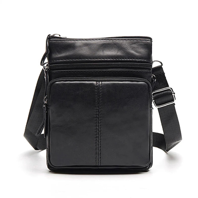 Sacoche homme cuir véritable vintage