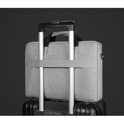 Sacoche Ordinateur 13–17" Homme – 2-en-1 Housse & Sac Bandoulière
