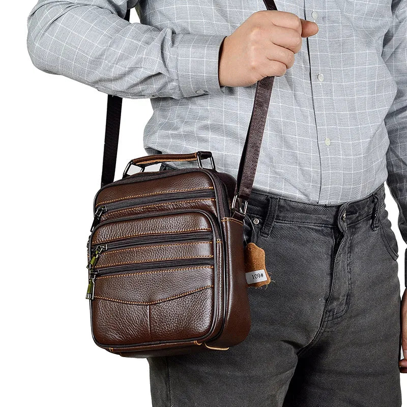 Sacoche Bandoulière Homme en Cuir