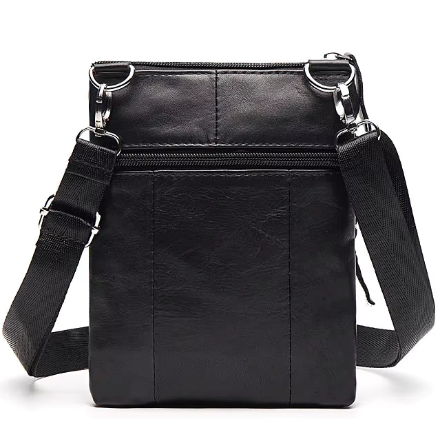 Sacoche homme cuir véritable vintage