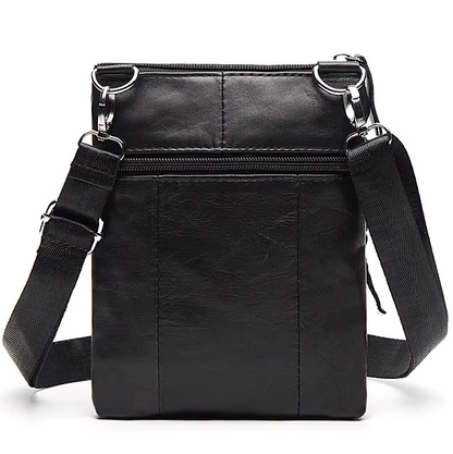 Sacoche homme cuir véritable vintage