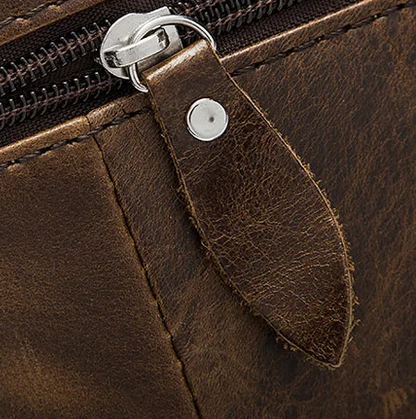 Sacoche homme cuir véritable vintage