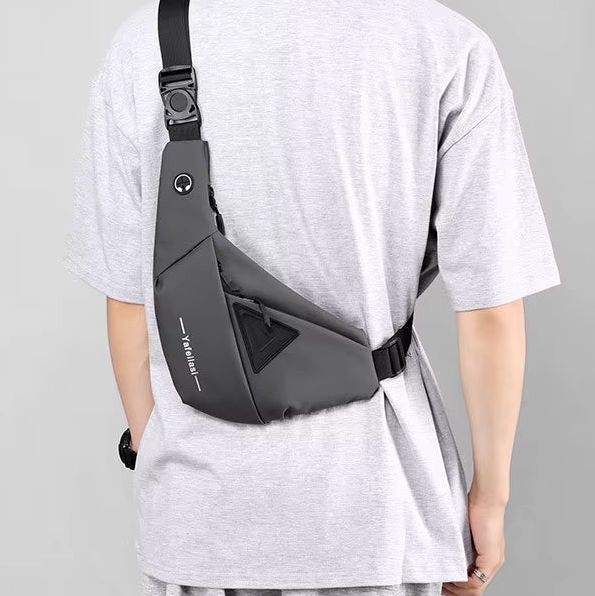 Sacoche Noire pour Homme en Bandoulière