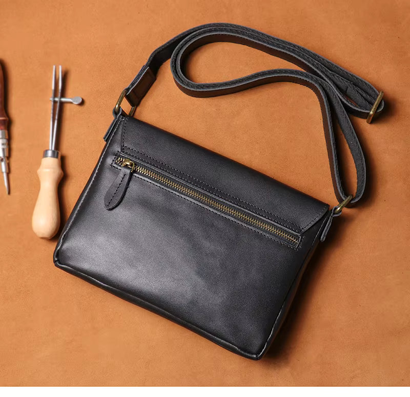 Sacoche Cuir en Bandoulière pour Homme