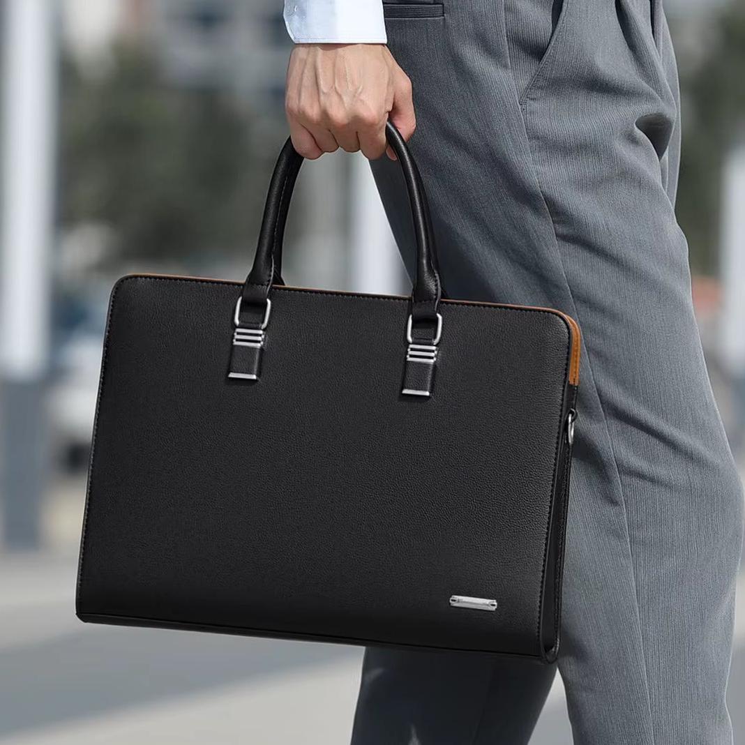 Sacoche ordinateur homme en cuir