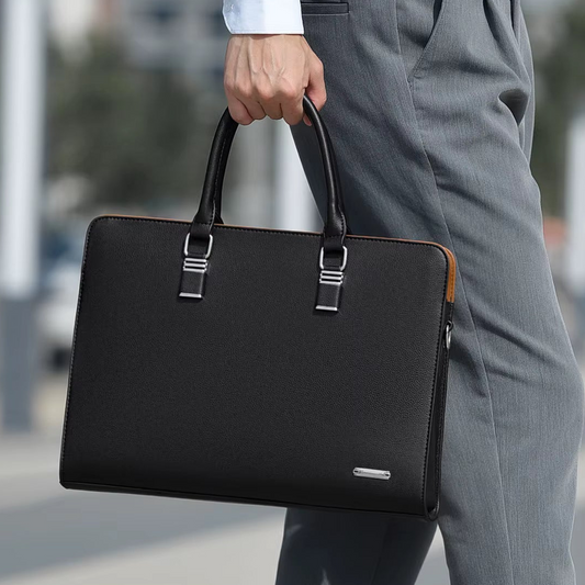 Sacoche ordinateur homme en cuir