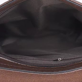 Sacoche Noire en Bandoulière pour Homme