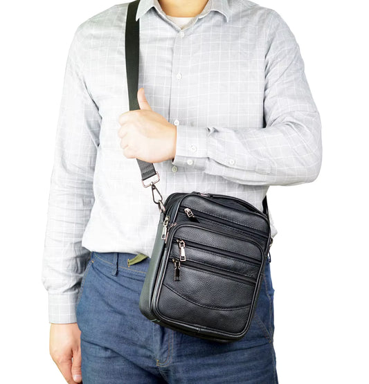 Sacoche Bandoulière Homme en Cuir
