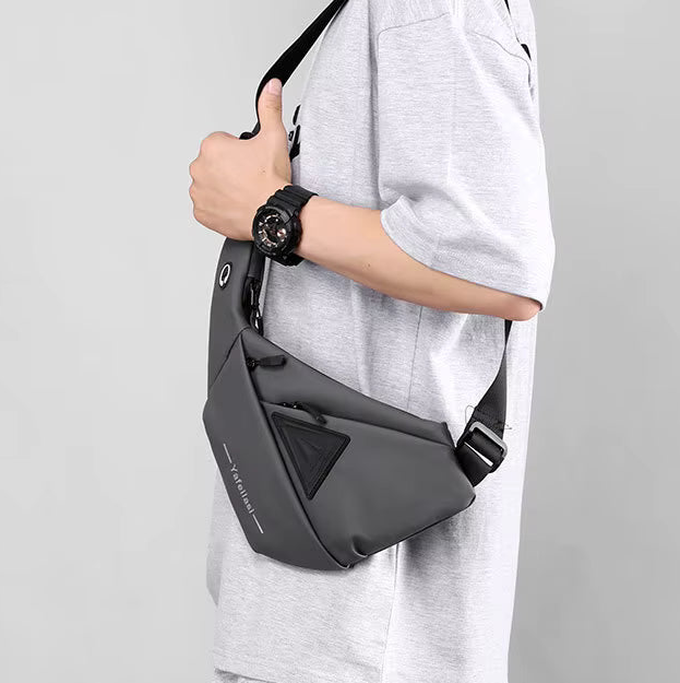 Sacoche Noire pour Homme en Bandoulière