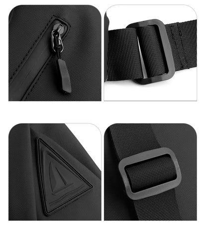 Sacoche Noire pour Homme en Bandoulière