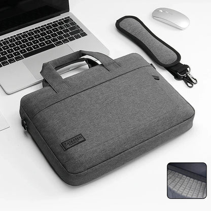 Sacoche Ordinateur 13–17" Homme – 2-en-1 Housse & Sac Bandoulière