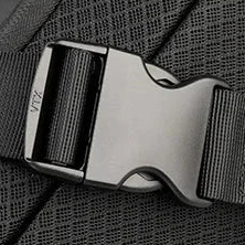 Sacoche noire bandoulière homme étanche multi-poches