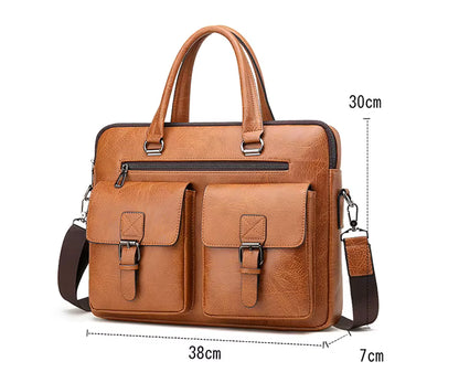 Sacoche Business Homme en Simili-Cuir