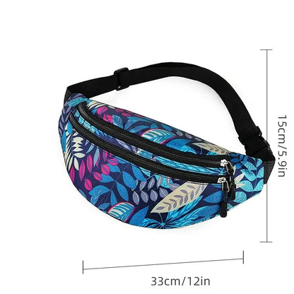 Sacoche banane sport homme imperméable multi-poches