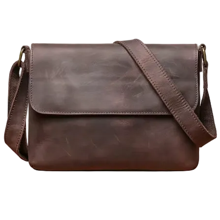 Sacoche Cuir en Bandoulière pour Homme