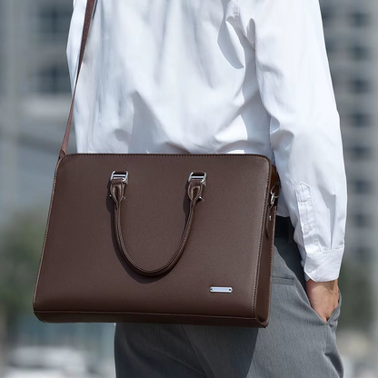 Sacoche ordinateur homme en cuir