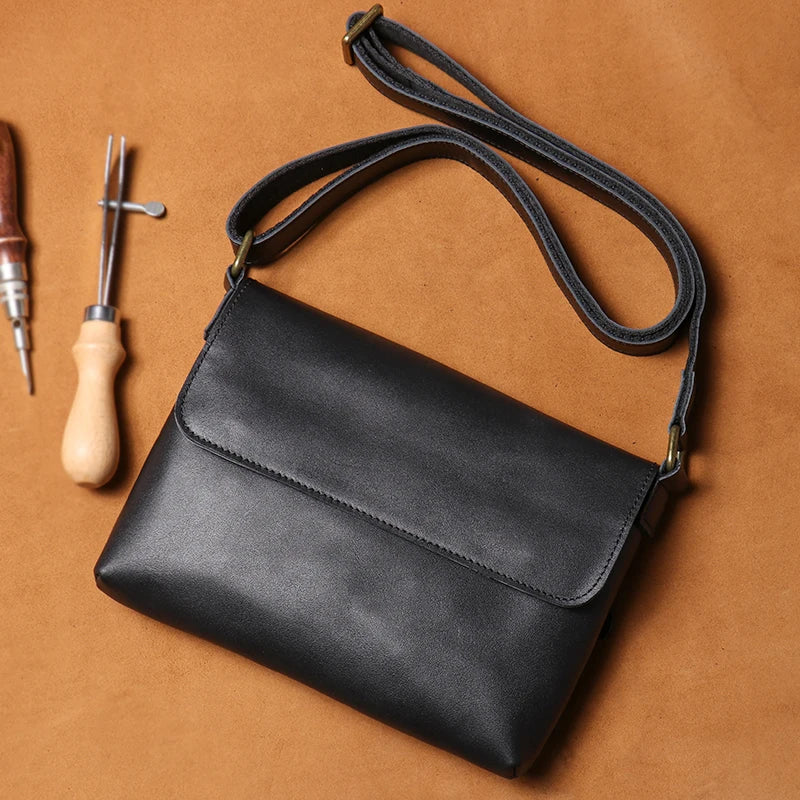 Sacoche Cuir en Bandoulière pour Homme