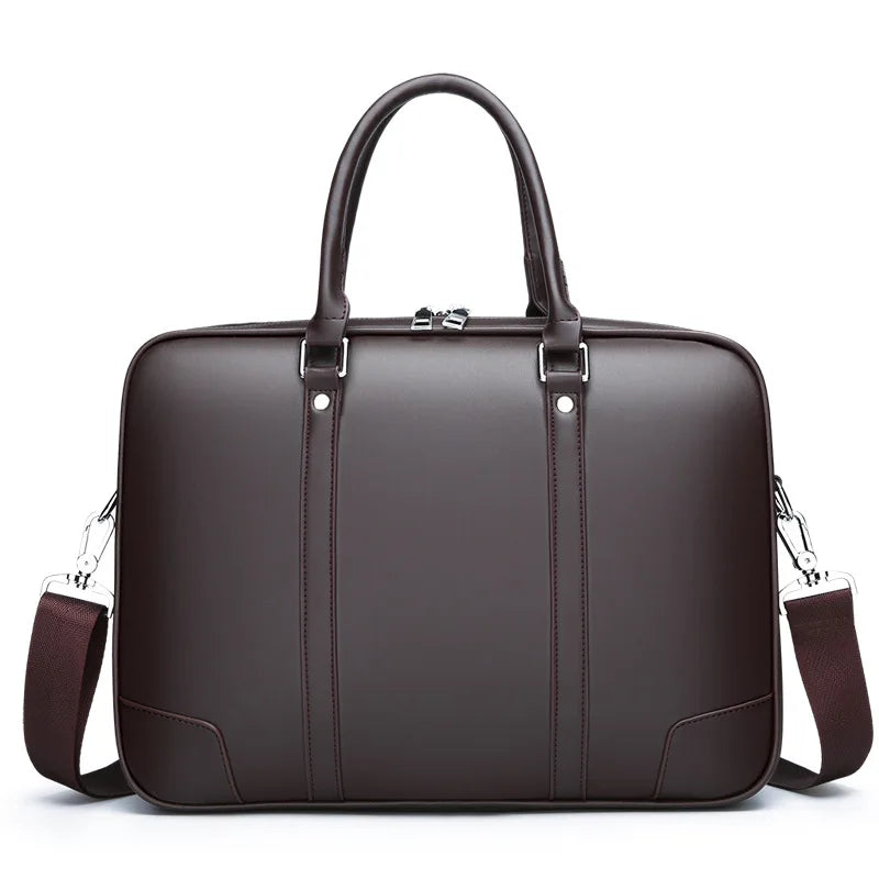 Sac Ordinateur 14" Élégant en Simili Cuir