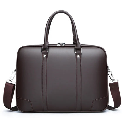 Sac Ordinateur 14" Élégant en Simili Cuir