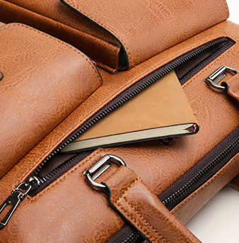 Sacoche Business Homme en Simili-Cuir