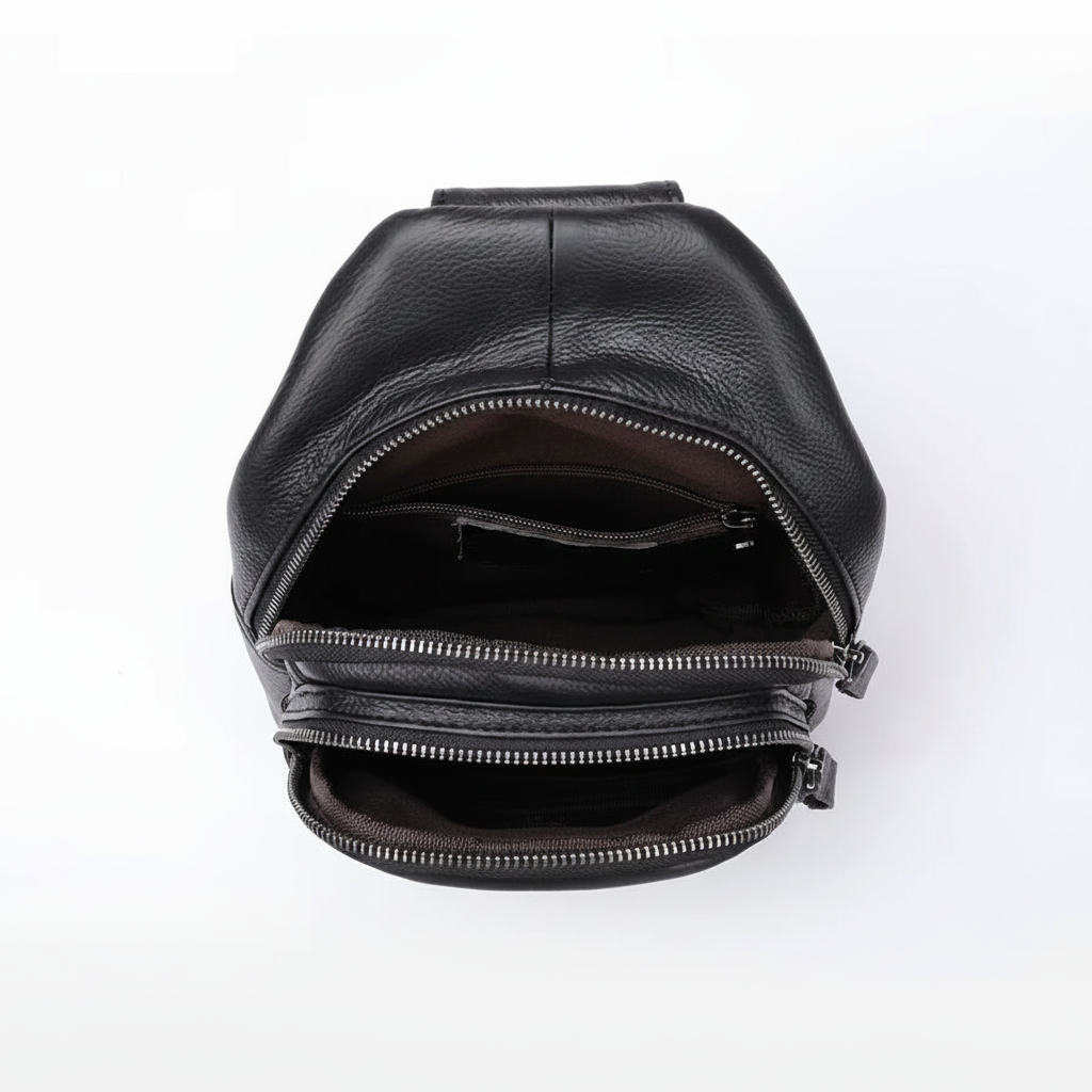 Sacoche homme cuir poitrine