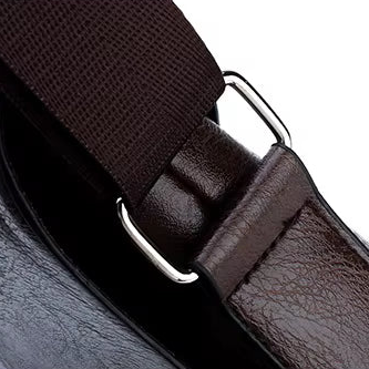 Sacoche Noire en Bandoulière pour Homme