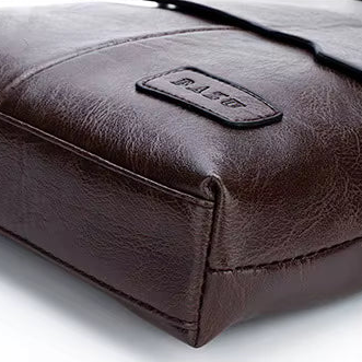 Sacoche Noire en Bandoulière pour Homme