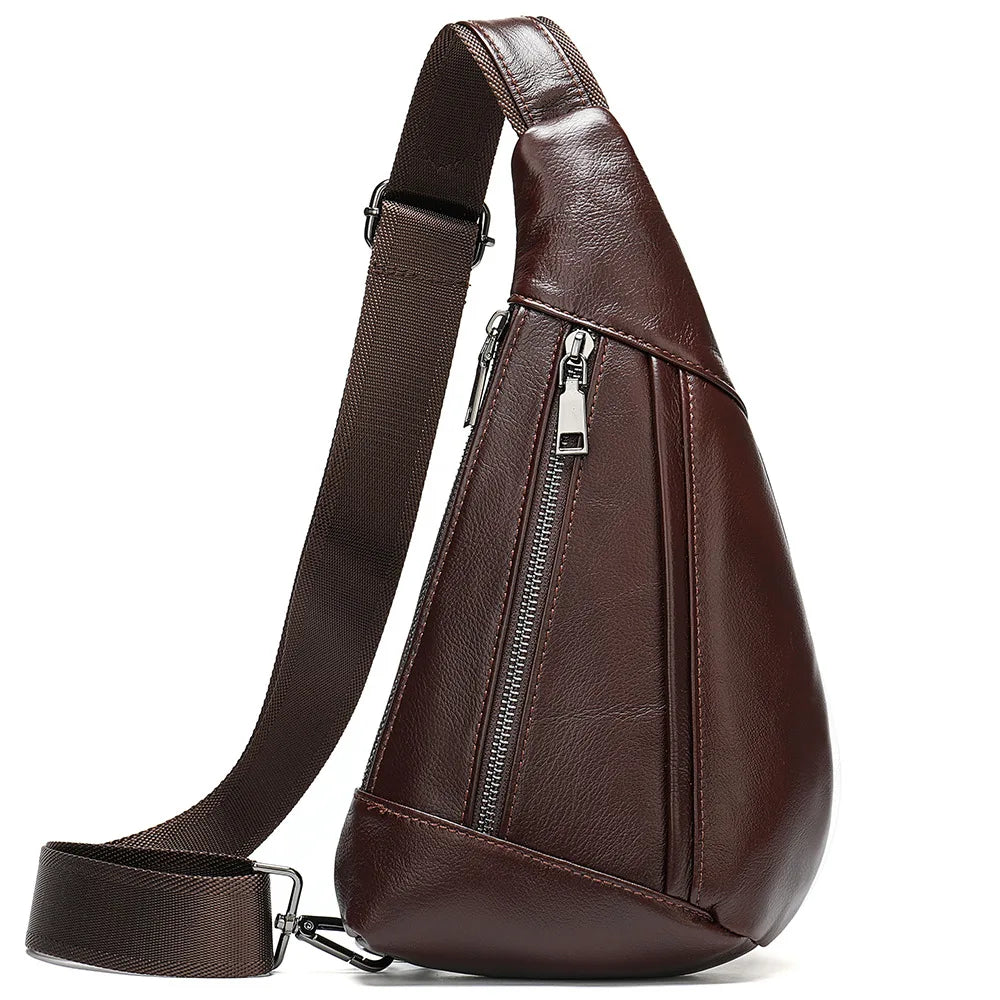 Sacoche Bandoulière en Cuir pour Homme
