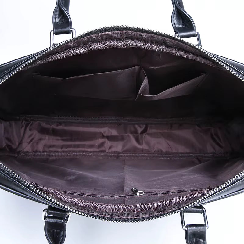 Sac Ordinateur 14" Élégant en Simili Cuir