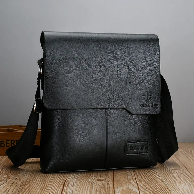 Sacoche Noire en Bandoulière pour Homme
