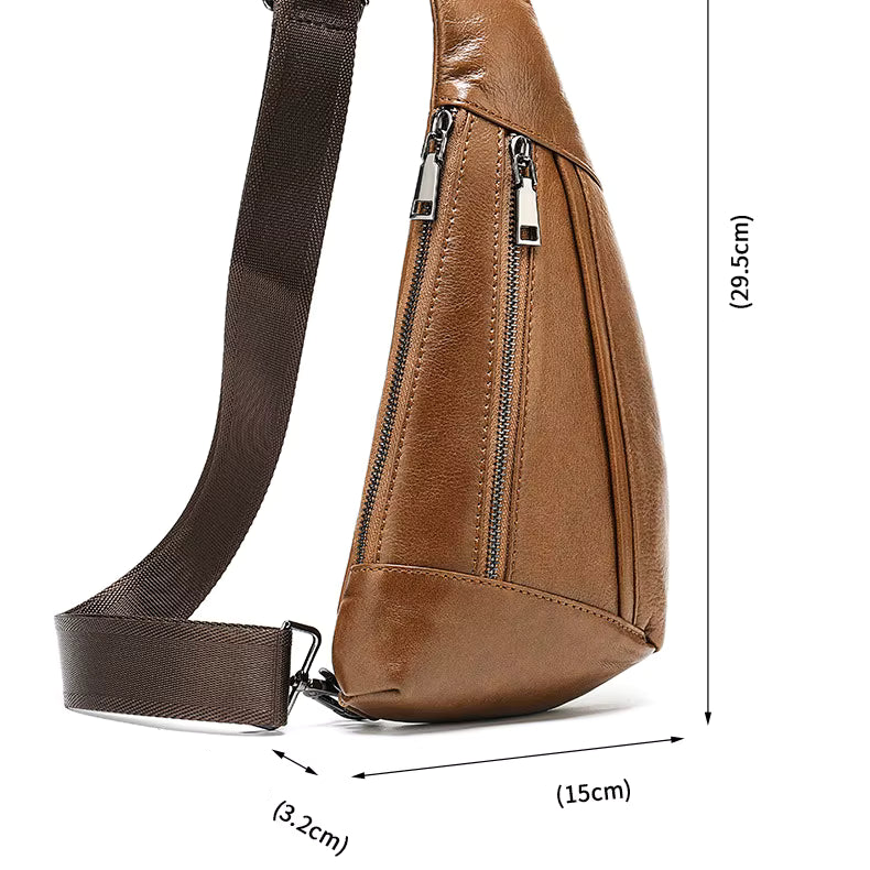 Sacoche Bandoulière en Cuir pour Homme