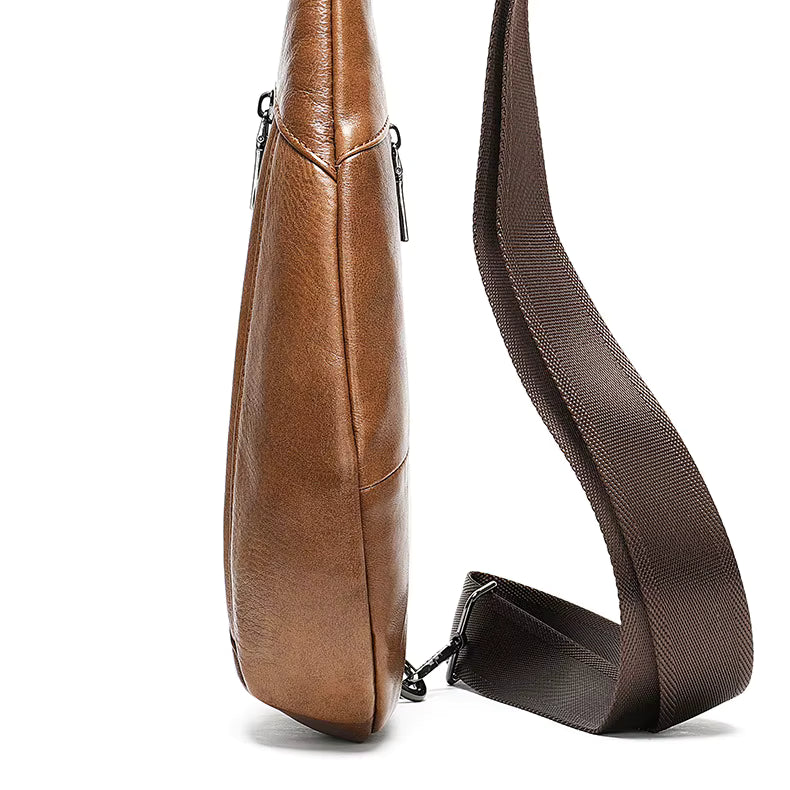 Sacoche Bandoulière en Cuir pour Homme