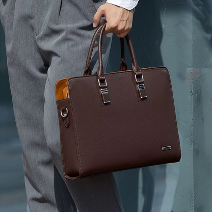 Sacoche ordinateur homme en cuir