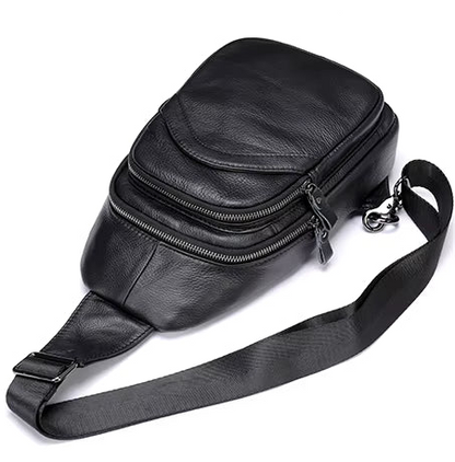 Sacoche homme cuir poitrine