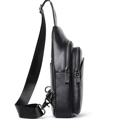 Sacoche homme cuir poitrine