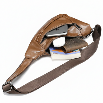 Sacoche Bandoulière en Cuir pour Homme