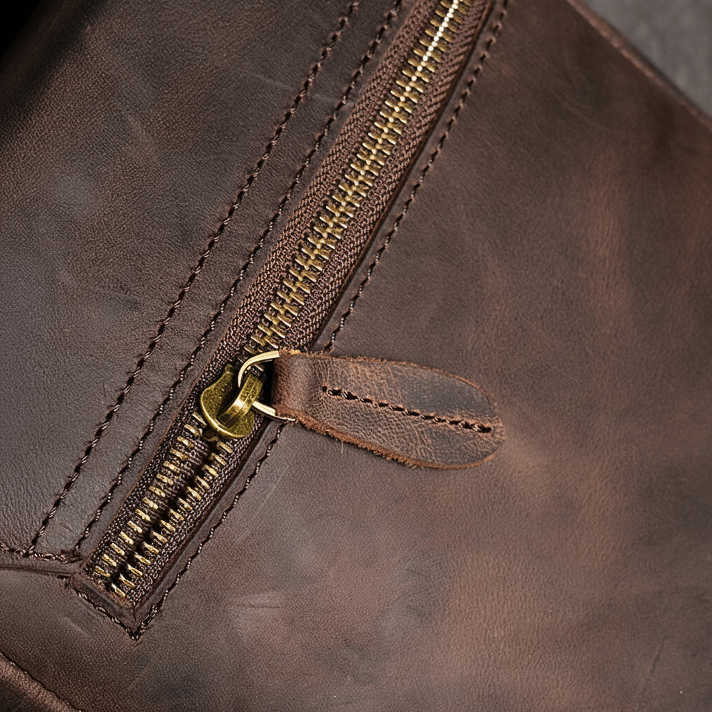 Sacoche Bandoulière Homme en Cuir Vintage