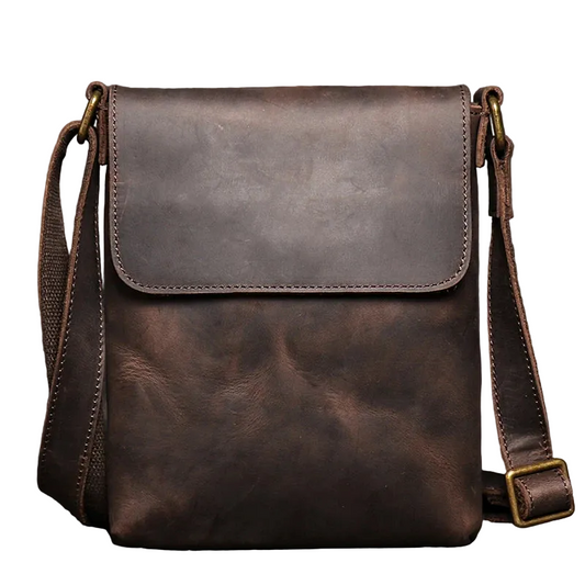 Sacoche Bandoulière Homme en Cuir Vintage