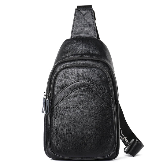 Sacoche homme cuir poitrine