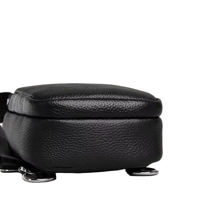 Sacoche en cuir poitrine bandoulière
