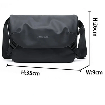 Sacoche Noire Bandoulière Homme Imperméable