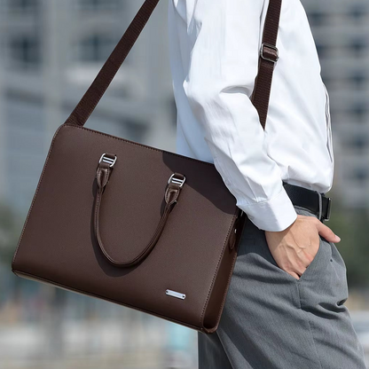 Sacoche ordinateur homme en cuir