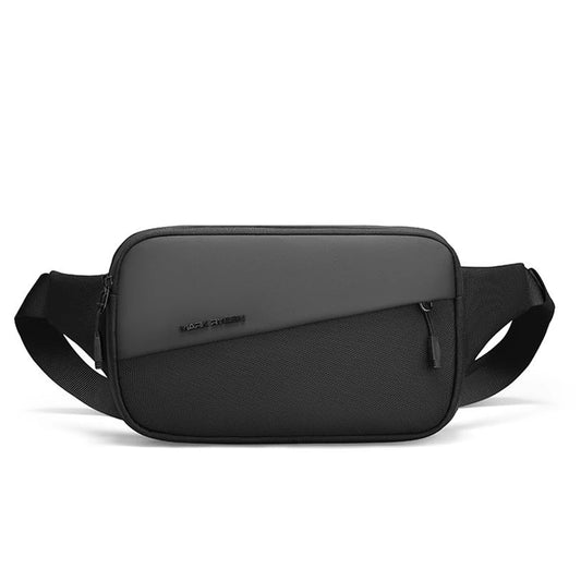 Sacoche noire bandoulière homme étanche multi-poches