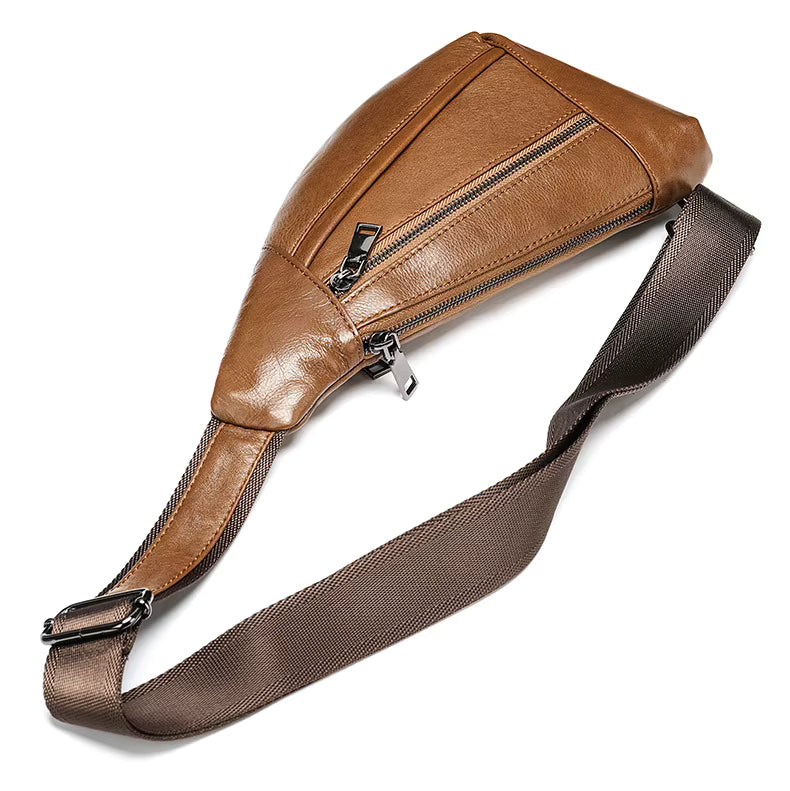 Sacoche Bandoulière en Cuir pour Homme