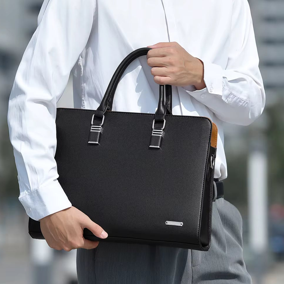 Sacoche ordinateur homme en cuir