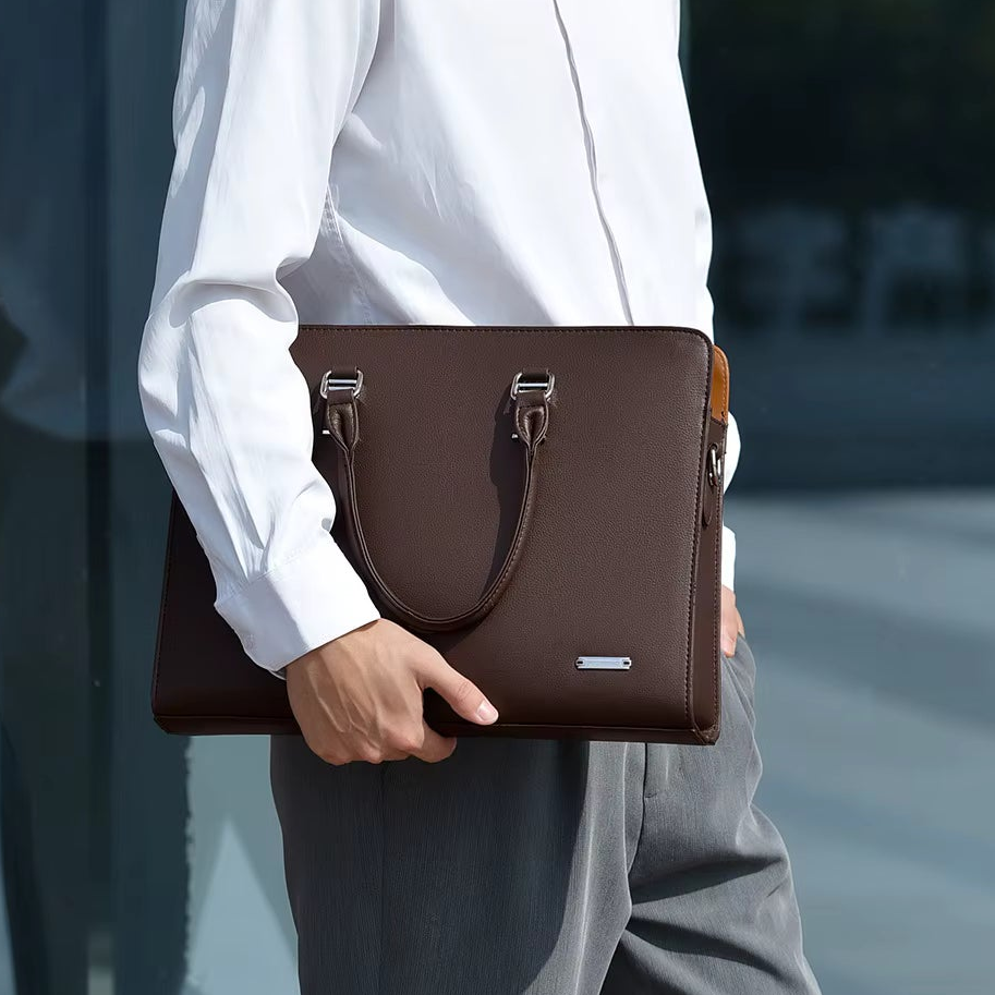 Sacoche ordinateur homme en cuir